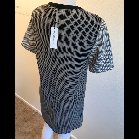 BCBGeneration mini black/white shift dress - Picture 3 of 5